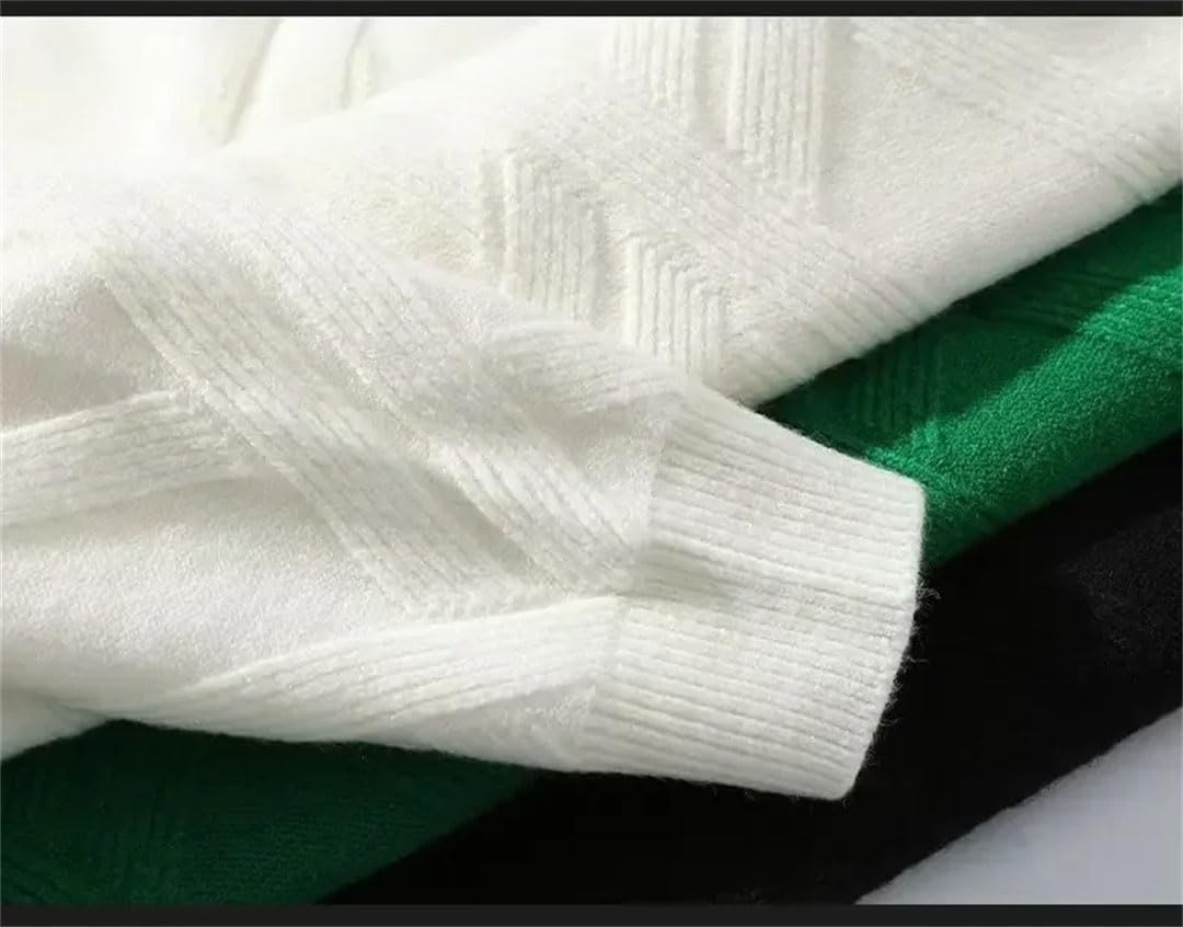Maglione da uomo Autunno Inverno Maglia Pullover Girocollo Base Layer Addensato Top