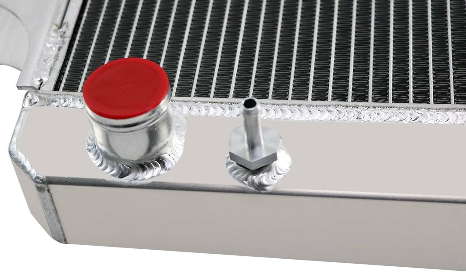 ALLOYWORKS 3 Row All Aluminum Radiator+Fan Shroud For Jeep Wrangler YJ TJ 2.4L & 2.5L & 4.0L & 4.2L 1987-2006