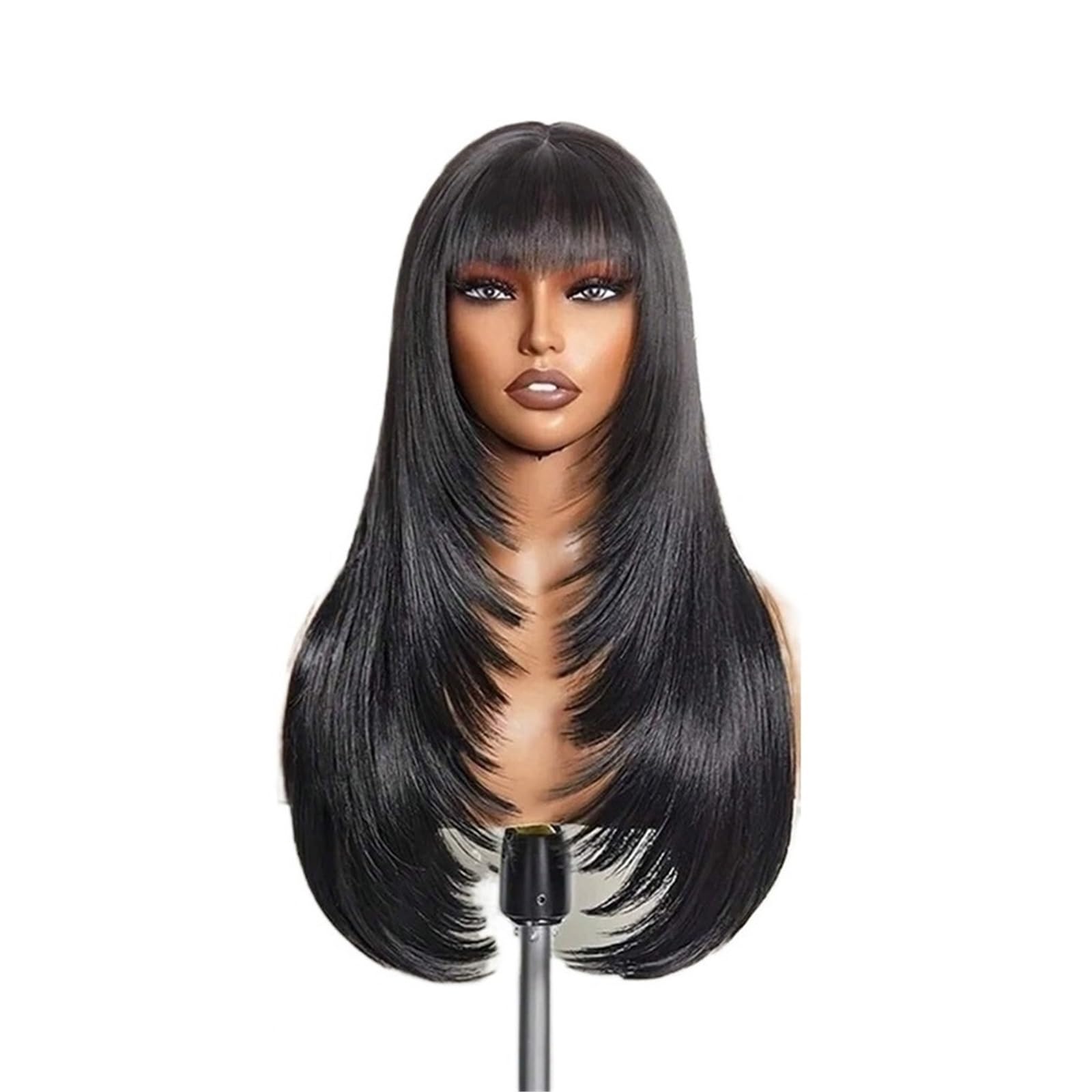Parrucca Per Donna Parrucche di capelli umani dritti con osso for parrucca in pizzo 3X1 parte centrale(34inches)