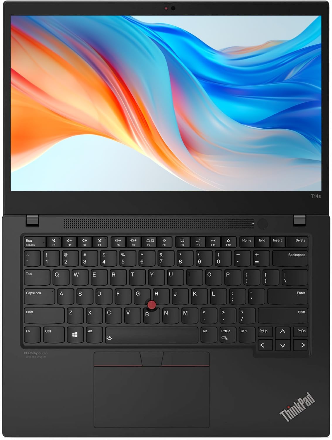 Lenovo Thinkpad T14s Gen 2 Business Laptop, 14" FHD (1920 x 1080), Intel Core i7-1165G7, 16 GB RAM, SSD da 512 GB, tastiera US QWERTY Windows 11 Pro (ricondizionato)