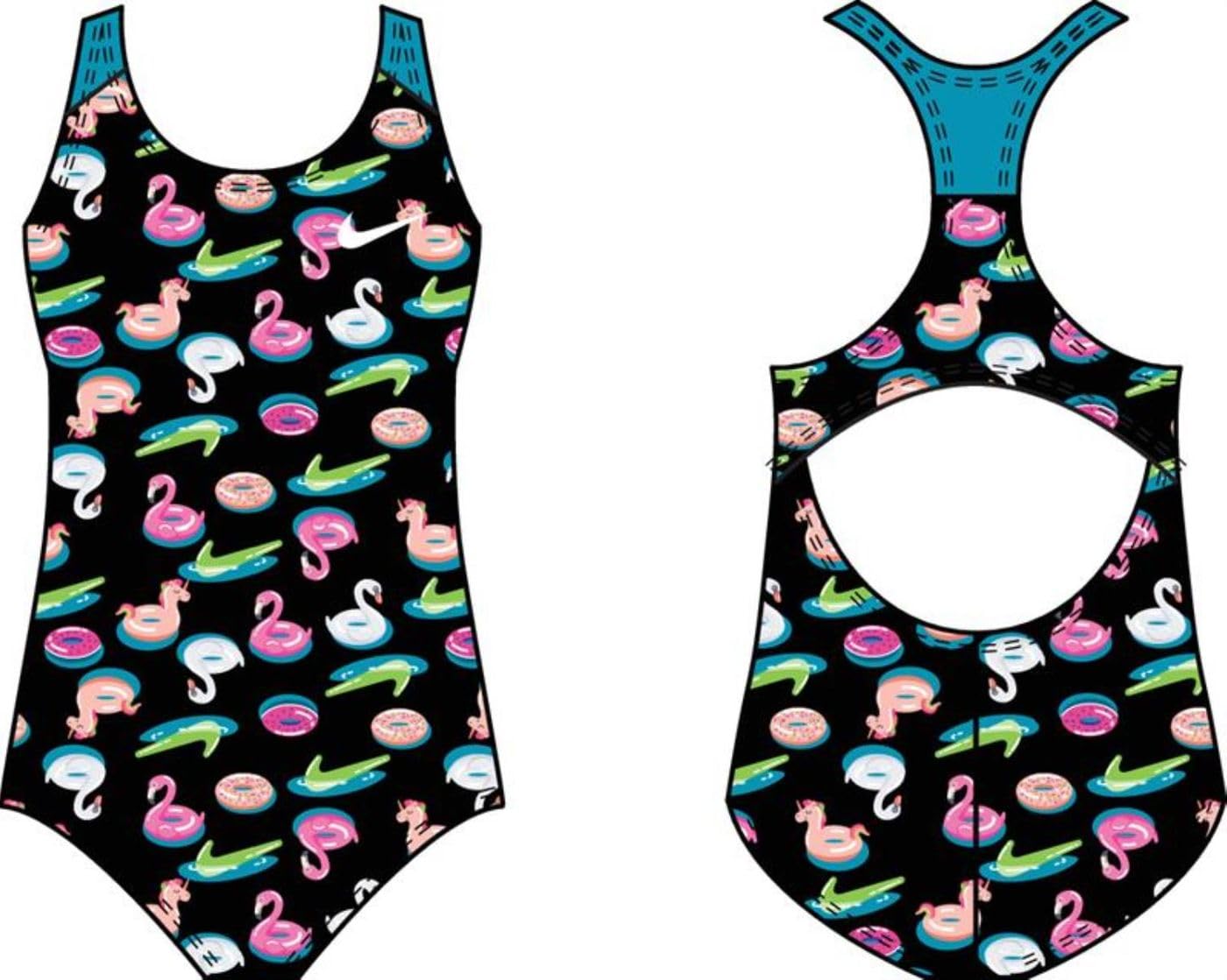 NIKE Racerback One Piece Traje de baño Niñas