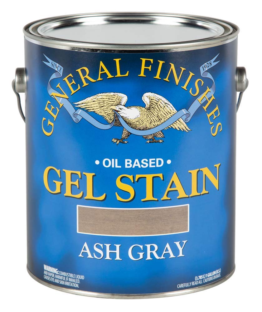 General Finishes Oil Base Gel Stain, 1 Gallon, Ash Gray