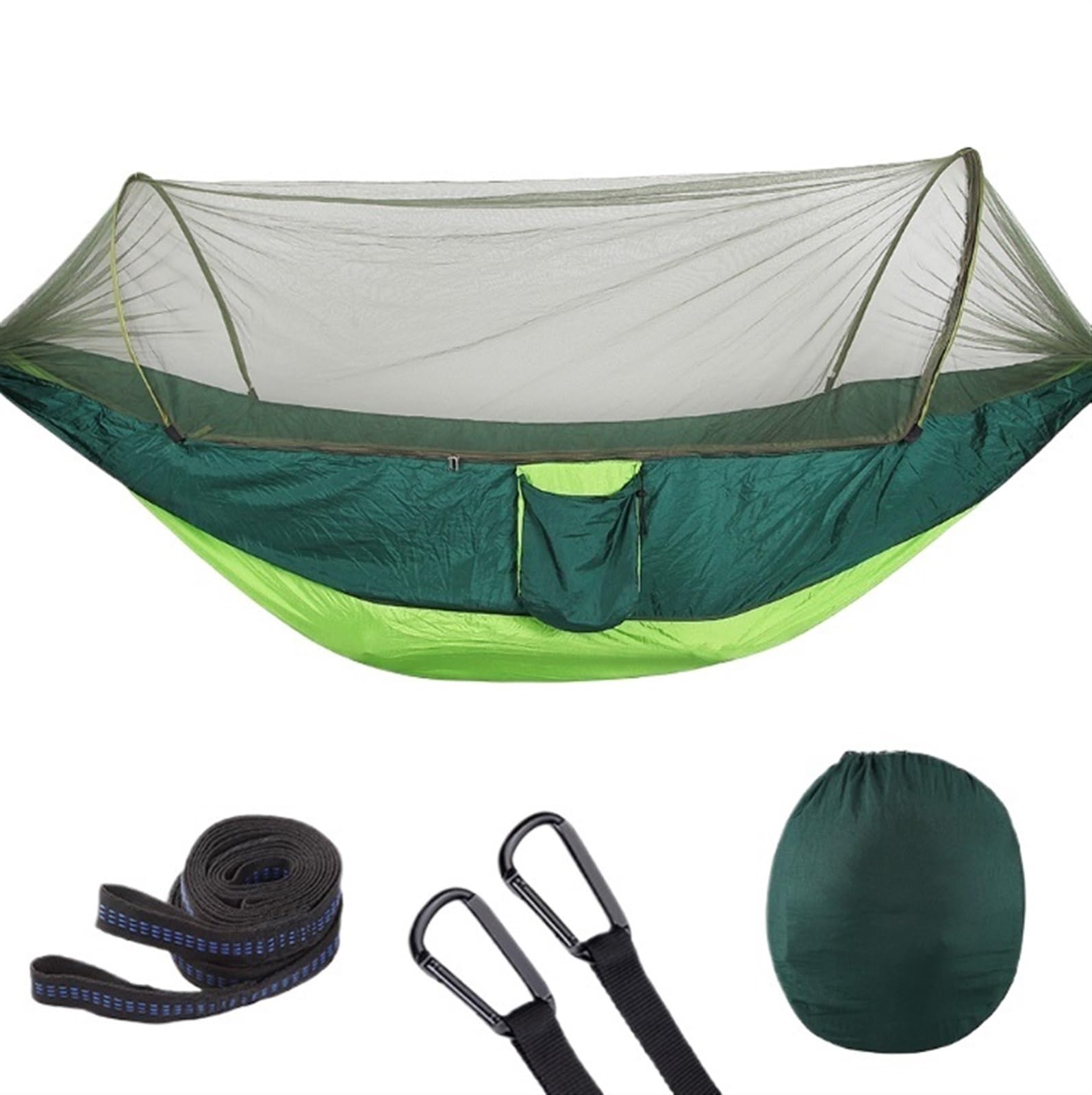 Hamac Exterieur Hamac De Camping avec Moustiquaire, Léger Et Portable, Double Hamac, 290x140 Cm Hamac Bivouac(E)