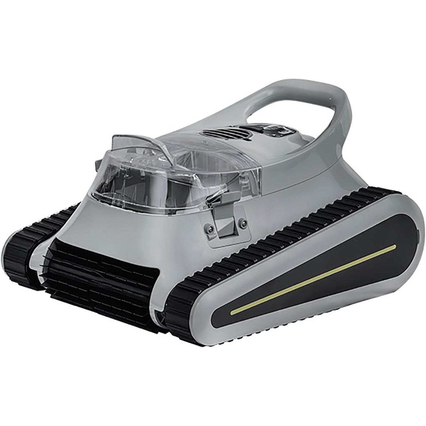 Robot pulitore for piscina senza fili da 180 W, aspirazione da 45.000 Pa, robot automatico for la pulizia della piscina, che si arrampica su pareti e linea di galleggiamento, for piscine interrate