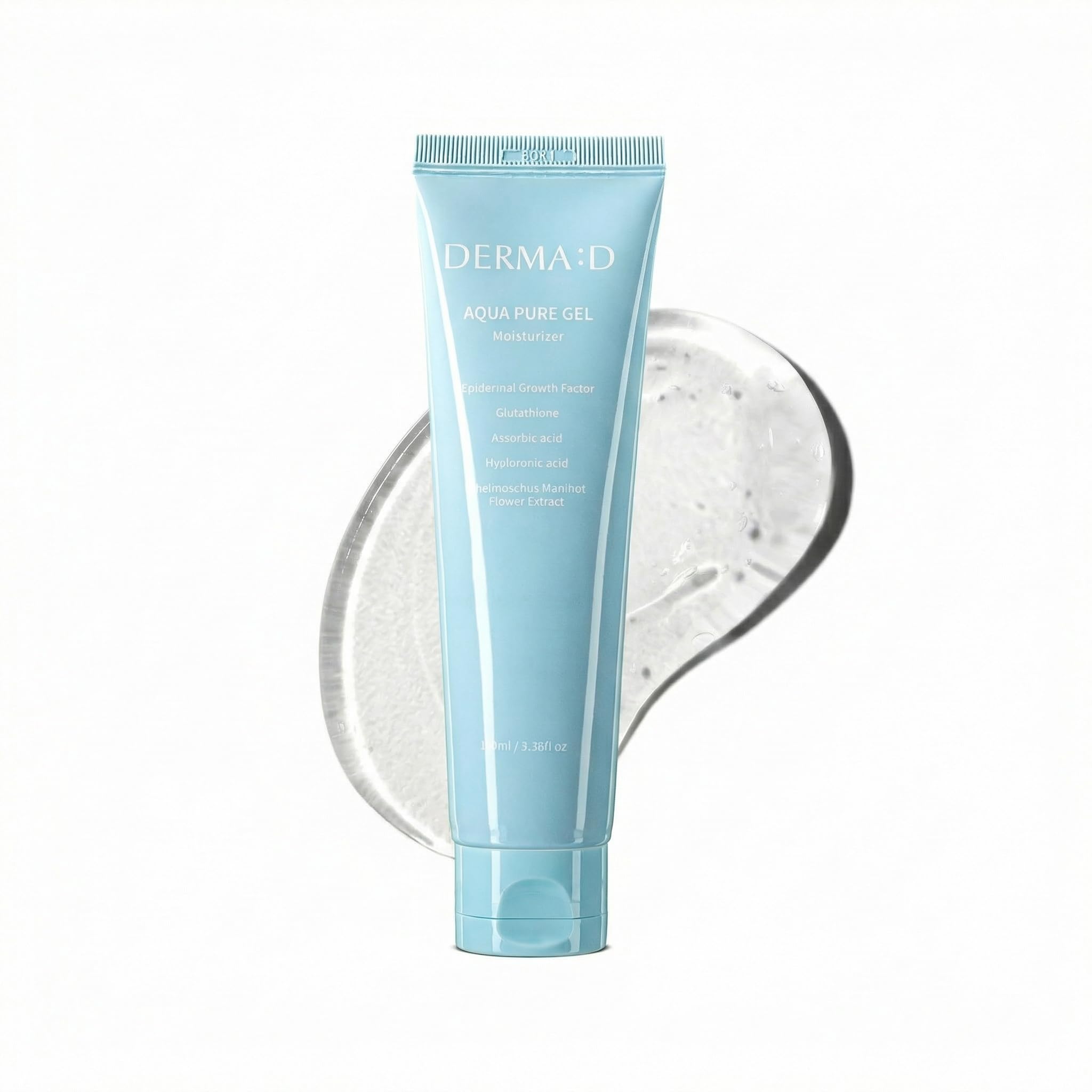 Amazon.com: DERMA:D Korean Gel Moisturizer for Face – Lightweight Water Gel  Cream with Hyaluronic Acid, EGF & Glutathione, Oil-Free Hydrating  Moisturizer for Oily, Dry & Sensitive Skin, Non-Greasy, 3.38 fl oz :