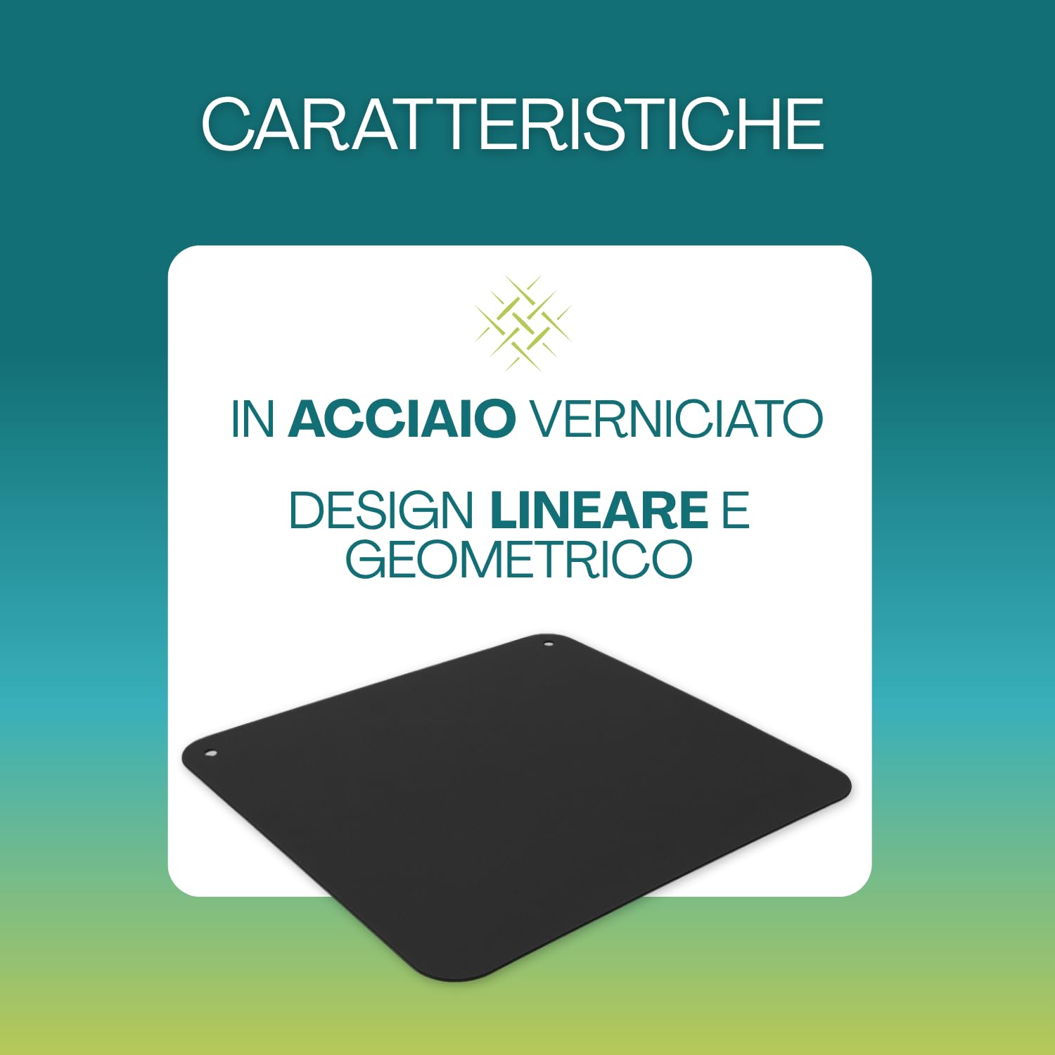 Paluplus Pedana Salva Pavimento per Camino in Acciao di color Nero, Misura 60x70 cm, Piastra Resistente al Calore, Parascintille per Protezione Pavimento, per Stufe e Camini, Made in Italy -1217F -6,9