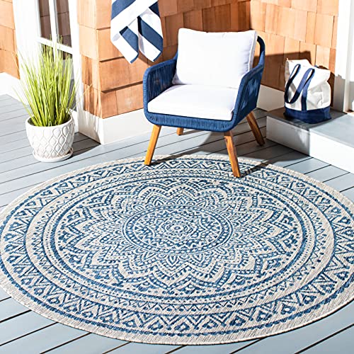 Courtyard 5'3" Round Outdoor Rug