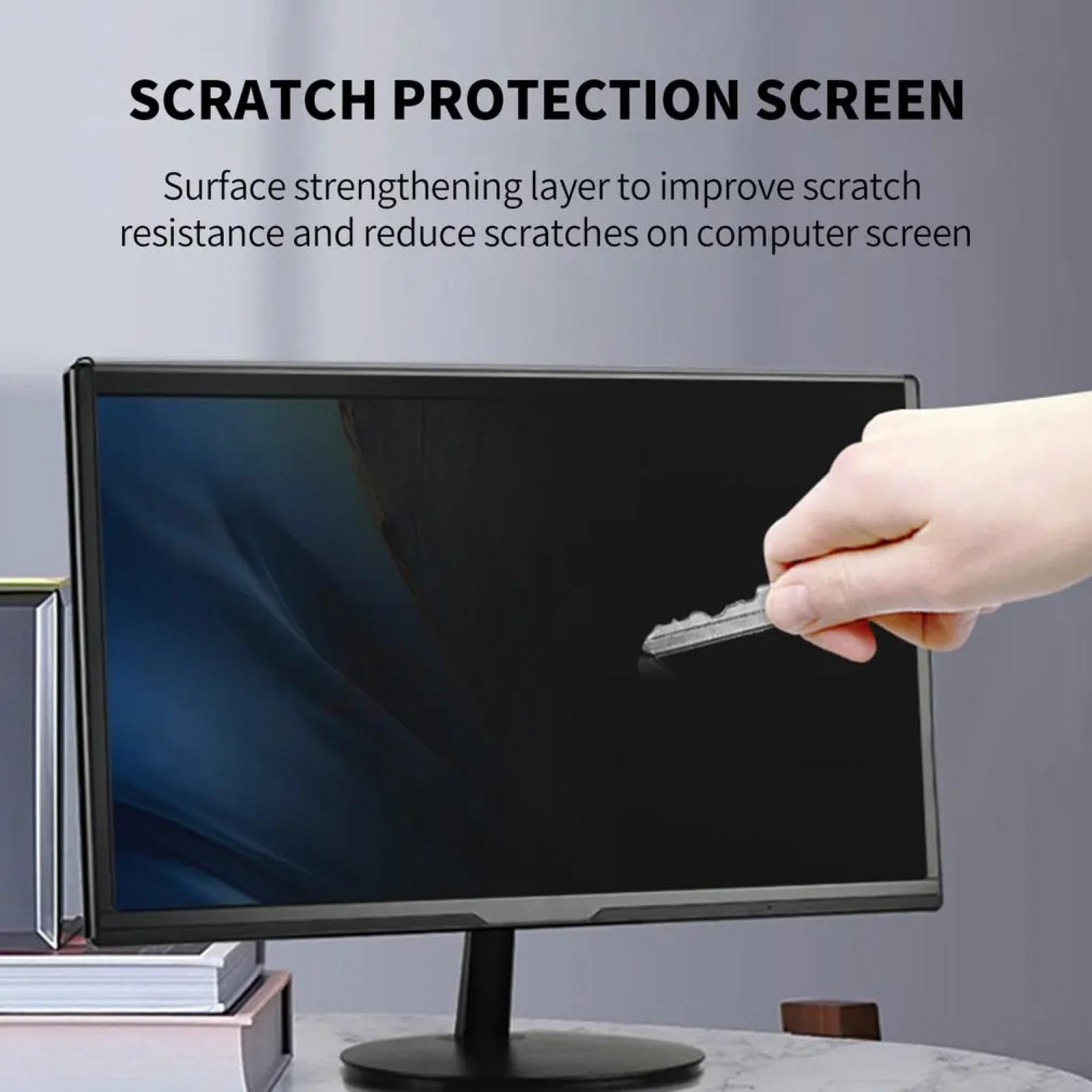 Wiszący ochraniacz ekranu zapobiegający podglądaniu komputera stacjonarnego monitor panel filtr anty-blu-ray