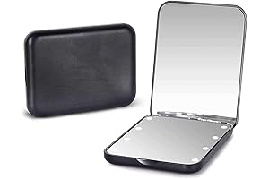 Kintion Pocket Mirror: The Ultimate LED Magnifying Mirror for Men