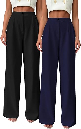 KERI PERRY Trousers for Woman Pants Women's Formal Office Korean | Beige Track Pant | Straight | Cotton Spandex Stretchabl...