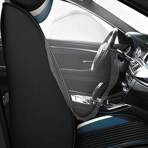 Miniatura 9 de Ruberpig Juego completo de fundas de asiento de coche de lujo adecuadas para Dacia Sandero Stepway de seda de hielo y cuero para asiento de 5