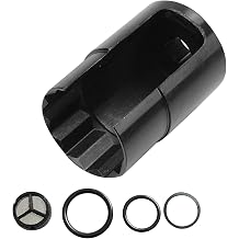 Injector Pressure Regulator Valve Socket Removal Tool and Seal Kit 6.0 IPR Valve Socket with Seal Kit Compatible with 2003-2010 Ford 6.0L Powerstroke Excursion F250 F350 F450 F550 E350 E450