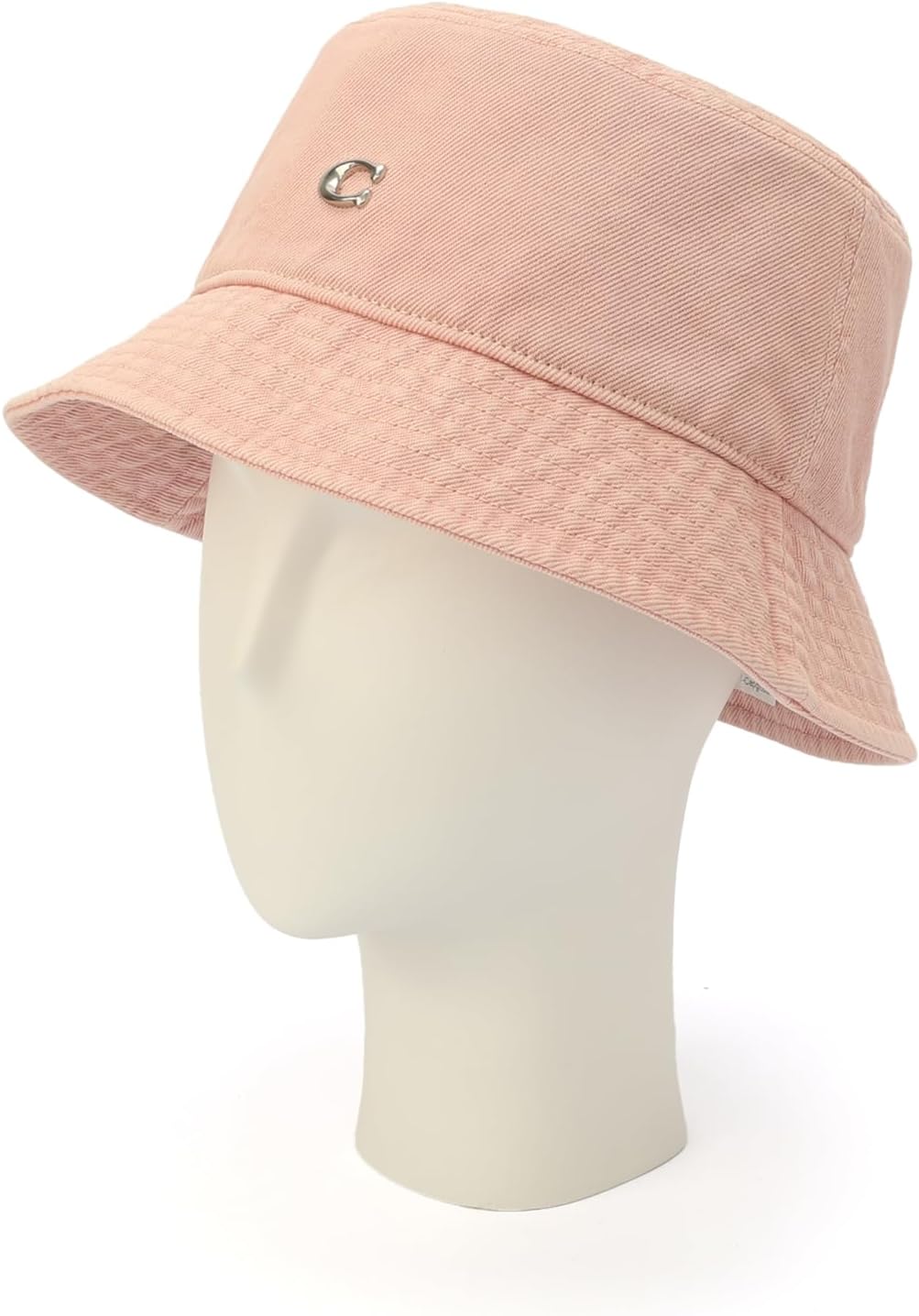 Coach Womens Quilted Denim Bucket Hat - Image 5