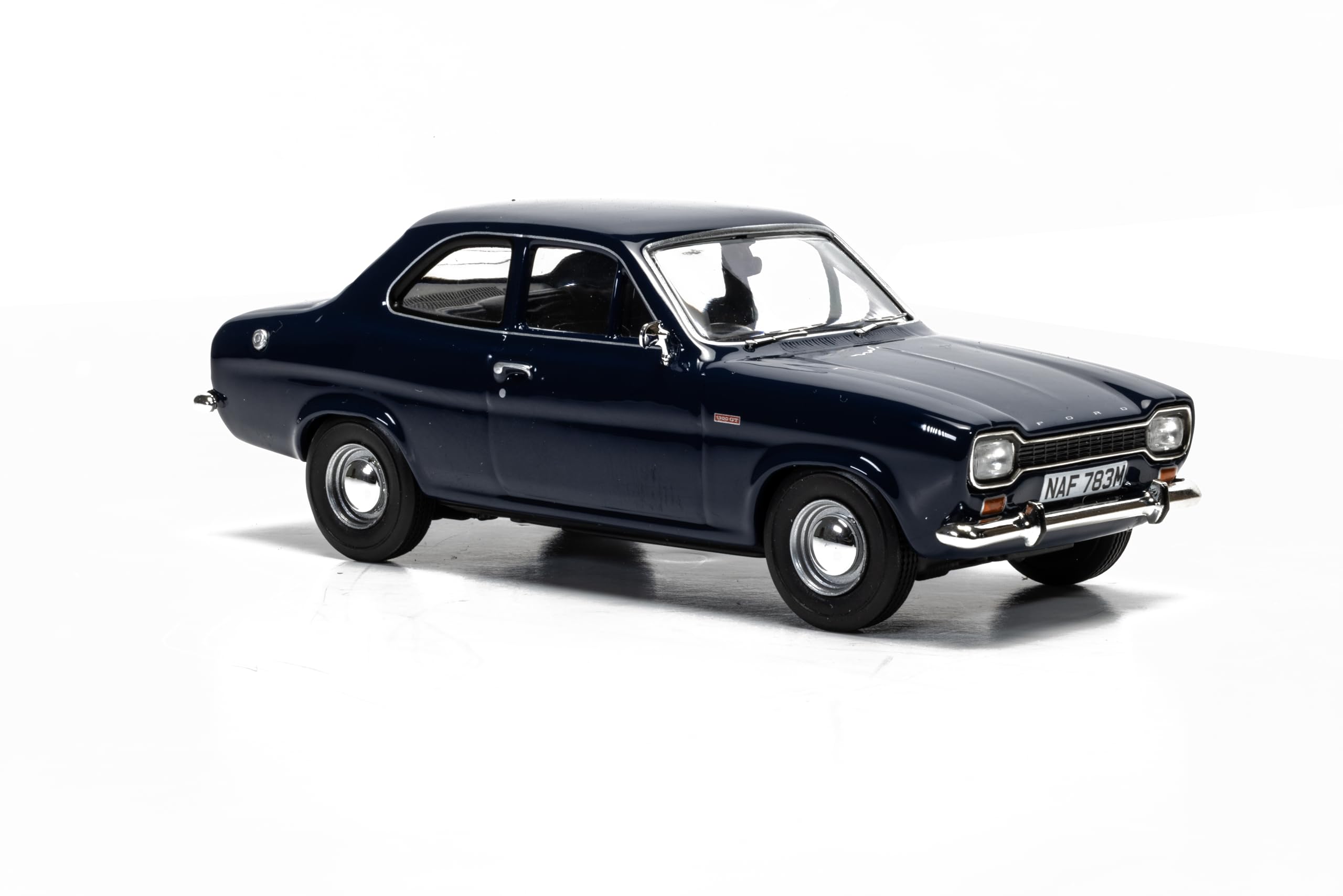 Corgi VA09534 Ford Escort Mk1 1300 GT, Marine Blue Vanguard Die-Cast Model