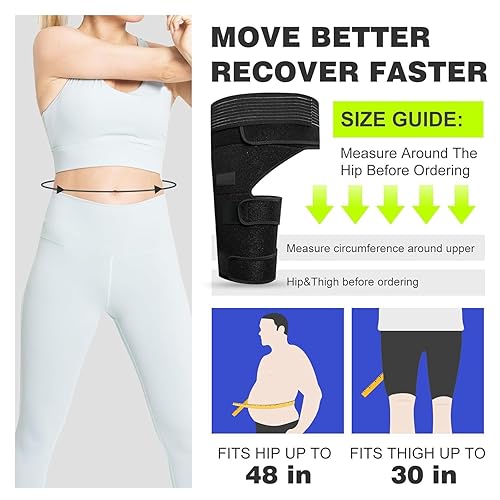 Miniatura 5 de Soporte de cadera para mujeres y hombres, dispositivos de alivio del dolor de ciática