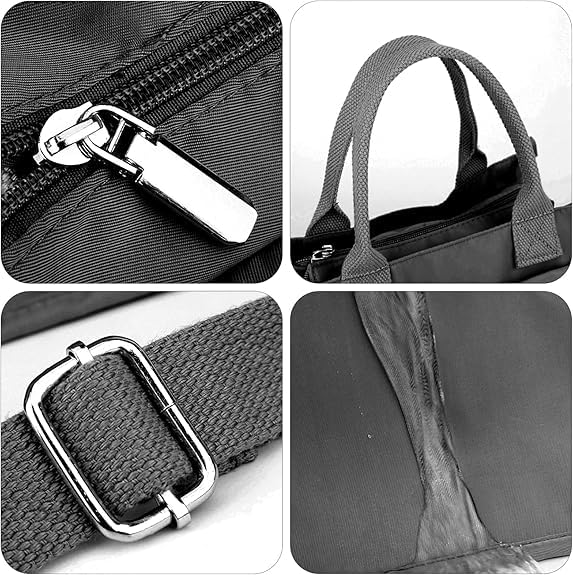 Bolso Tote Pequeño con Cierre para Mujer miniatura 5
