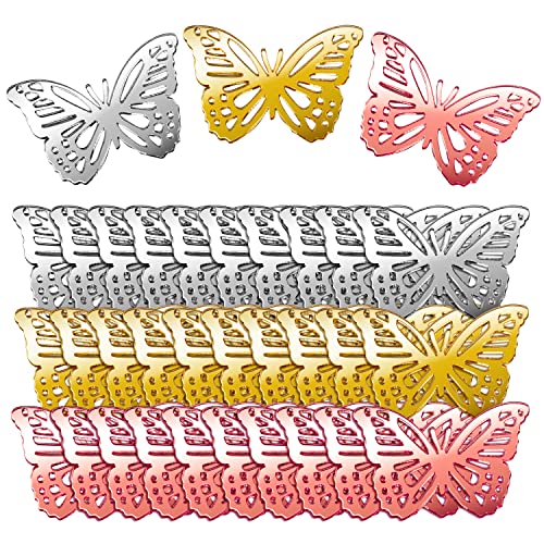 30Pcs Tropical Hawaiian Acrylic Cake Disc Cupcake Toppers Spring Summer Butterfly Engraved Topper Charms Mini Cake Decor Jungle Luau Birthday Cake Decorations Party Supplies Favors For Diy Cupcake #TOP21