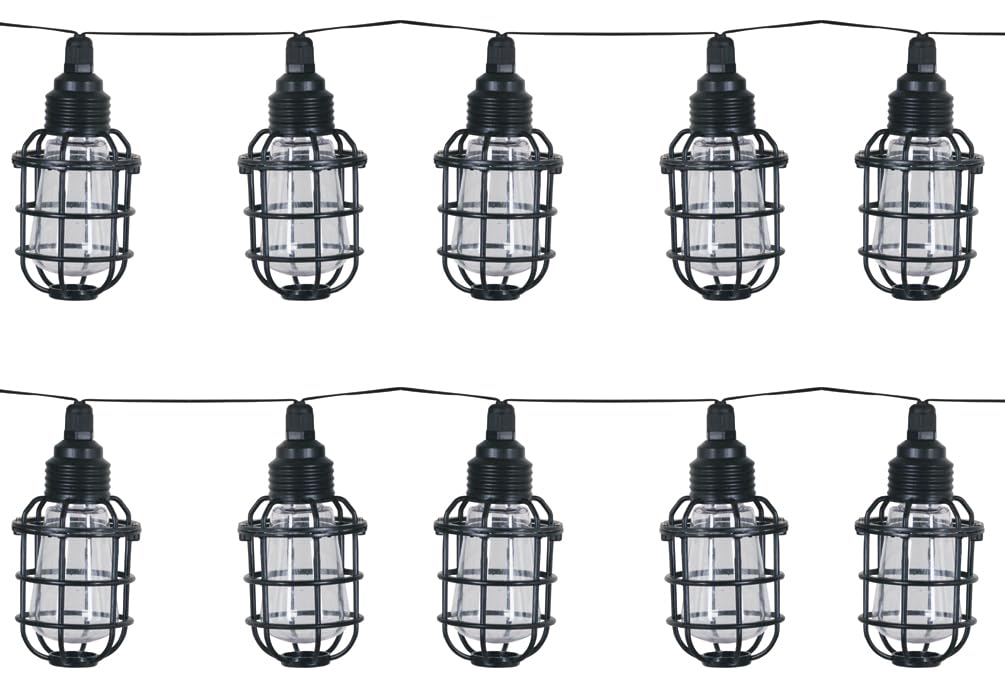 Luxform Solar String Light with 10 LEDs - Ideal for Your Gazebo, Marquee, Patio, Bar, Porch, Pergola and Arch Way
