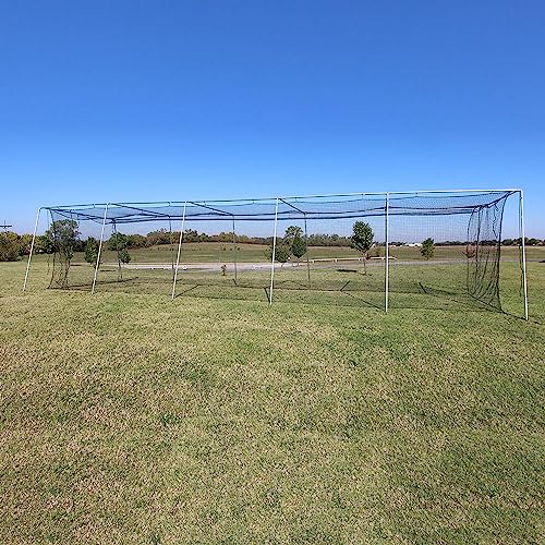 Cimarron Sports Outdoor Practice 70x12x12#24 Batting Cage & Complete Frame Hd ** 10' Poles Delivered Locally