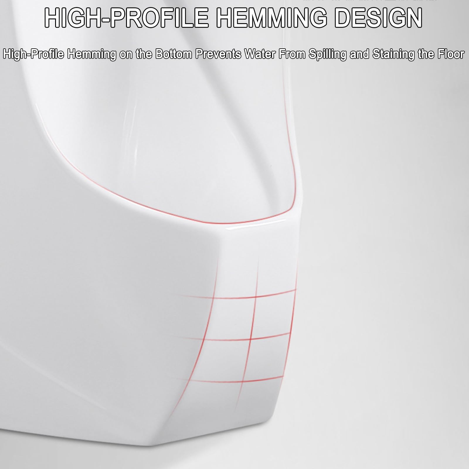Męskie ceramiczne pisuary z kranem i zlewem Konstrukcja odporna na rozlanie do użytku nocnego Idealne do pomieszczeń domowych i komercyjnych Trwałe i łatwe do czyszczenia pisuary dla mężczyzn