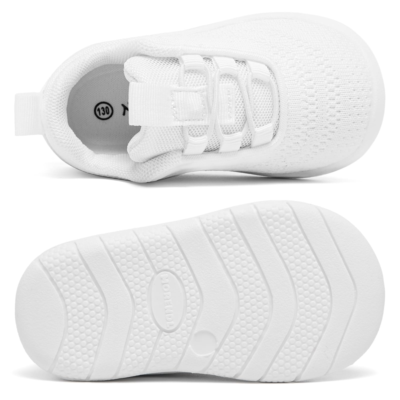 MORENDL Bambino Slip On Sneakers Bambino Scarpe Da Passeggiata Antiscivolo Traspirante Unisex Rosa Mesh Lace-Up Sneakers Atletiche Scarpe Da Corsa Infantile