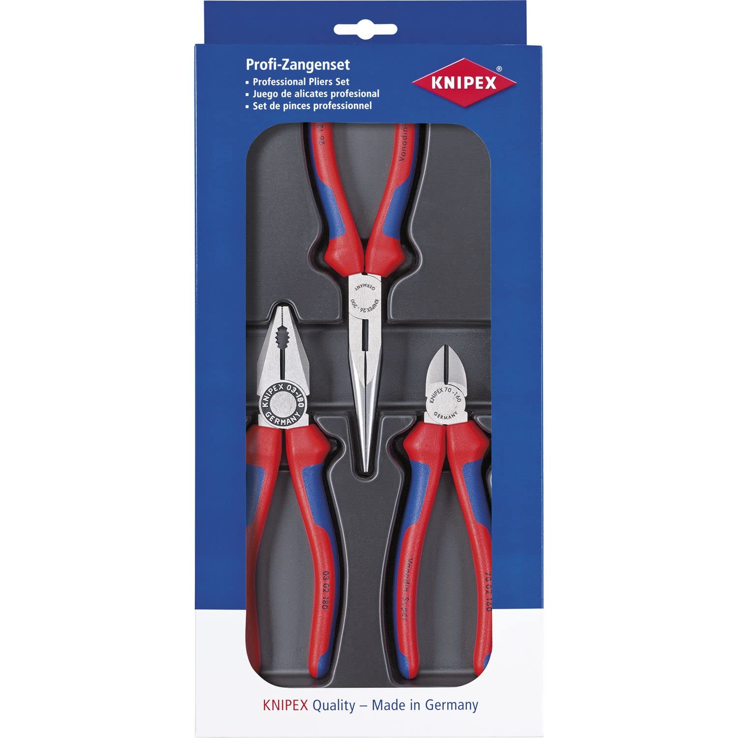 Knipex montaj paketi (SB kartı/blister) 00 20 11