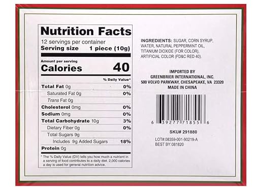 Miniatura 4 de Original Peppermint Candy Canes, 4.32 onzas (paquete de 2) - (24 bastones en total)