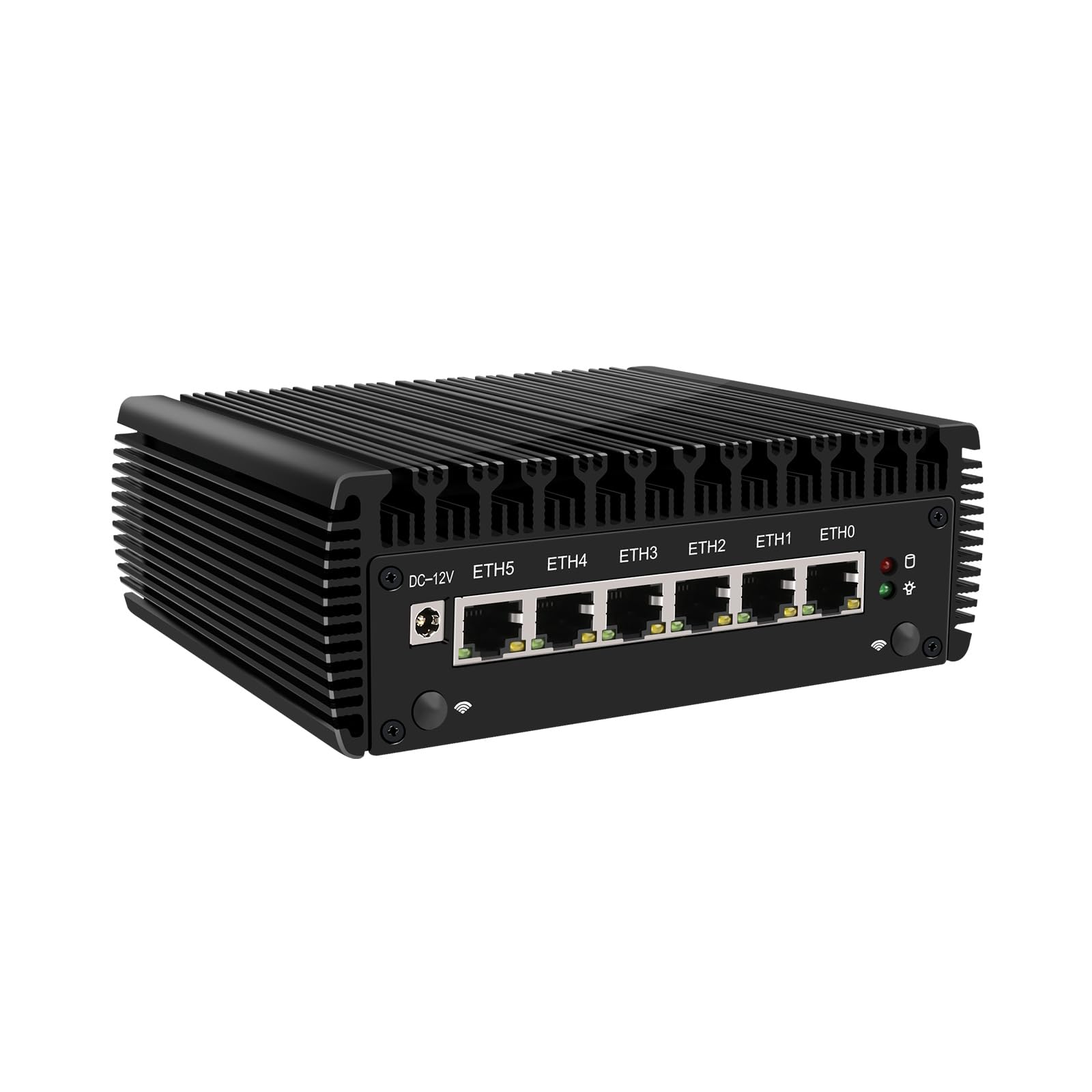 Micro Firewall Appliance, Mini PC, PFSense, Mikrotik, OPNsense, VPN, Router PC, I5 8250U, RJ25, AES-NI, 6 x Gigabit LAN, Console, HDMI, 32G RAM, 256G SSD
