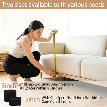 Under Bed Blocker 5 in x 11 ft, Bed Gap Barrier for Toys & Robot Vacuums