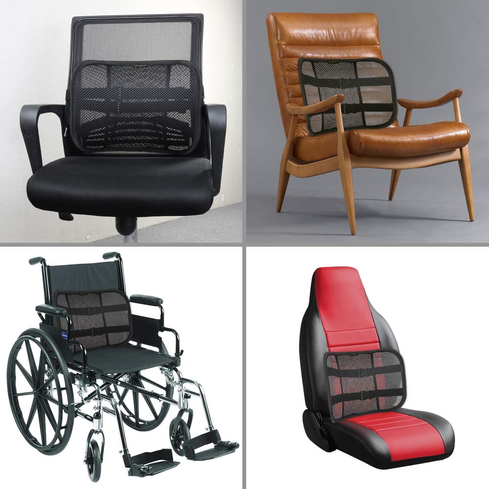 Buy Mesh Lumbar Support as Posture Chair Back Support with Breathable