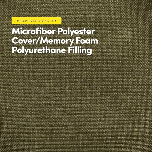 image for Sweet Home Collection Chair Cushion Memory Foam Pads Tufted Slip Non S