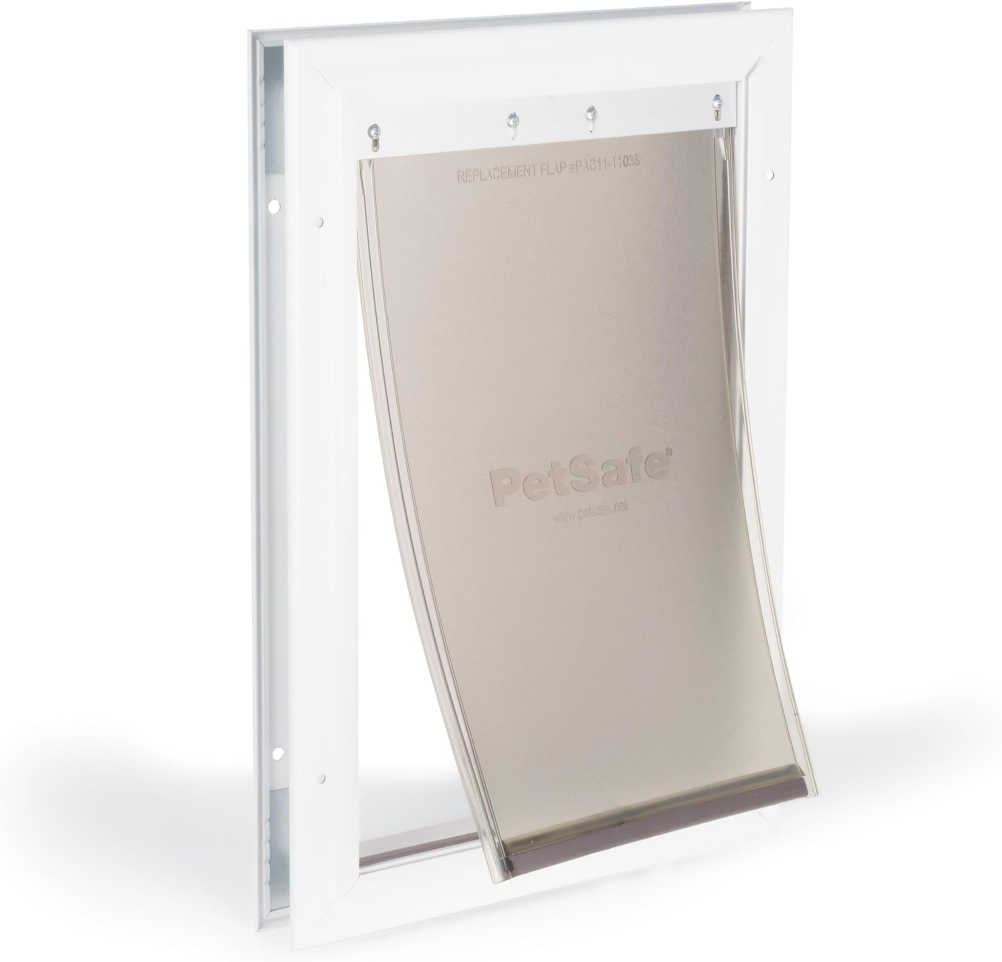 Aluminium Pet Door, Solid Design, Easy Install, Staywell, For Pets Up To 18 kg,White,Medium