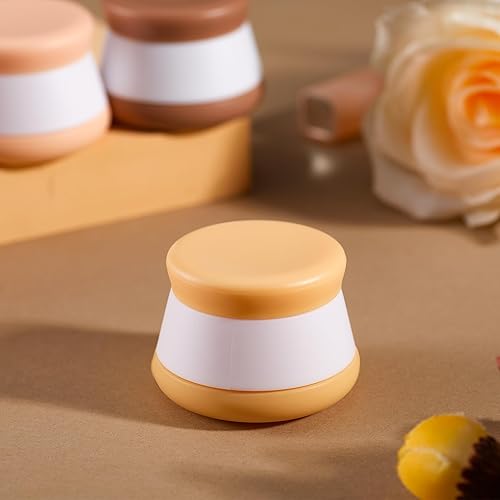 Miniatura 6 de INSFIT Contenedores de viaje para artículos de tocador, tarros de crema de silicona aprobados por la TSA, recipientes de tamaño de viaje con tapas,