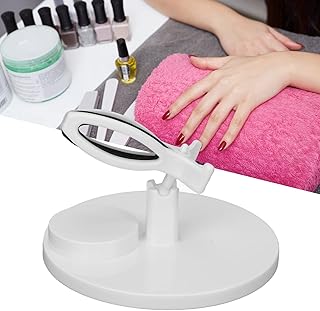 Suporte de esmalte, suporte de garrafa de esmalte de unhas, suporte de esmalte reclinável ferramentas de pintura de unhas auxiliares suporte de esmalte para unhas acessórios de arte de unhas manicure pedicure para salões de unhas (branco)