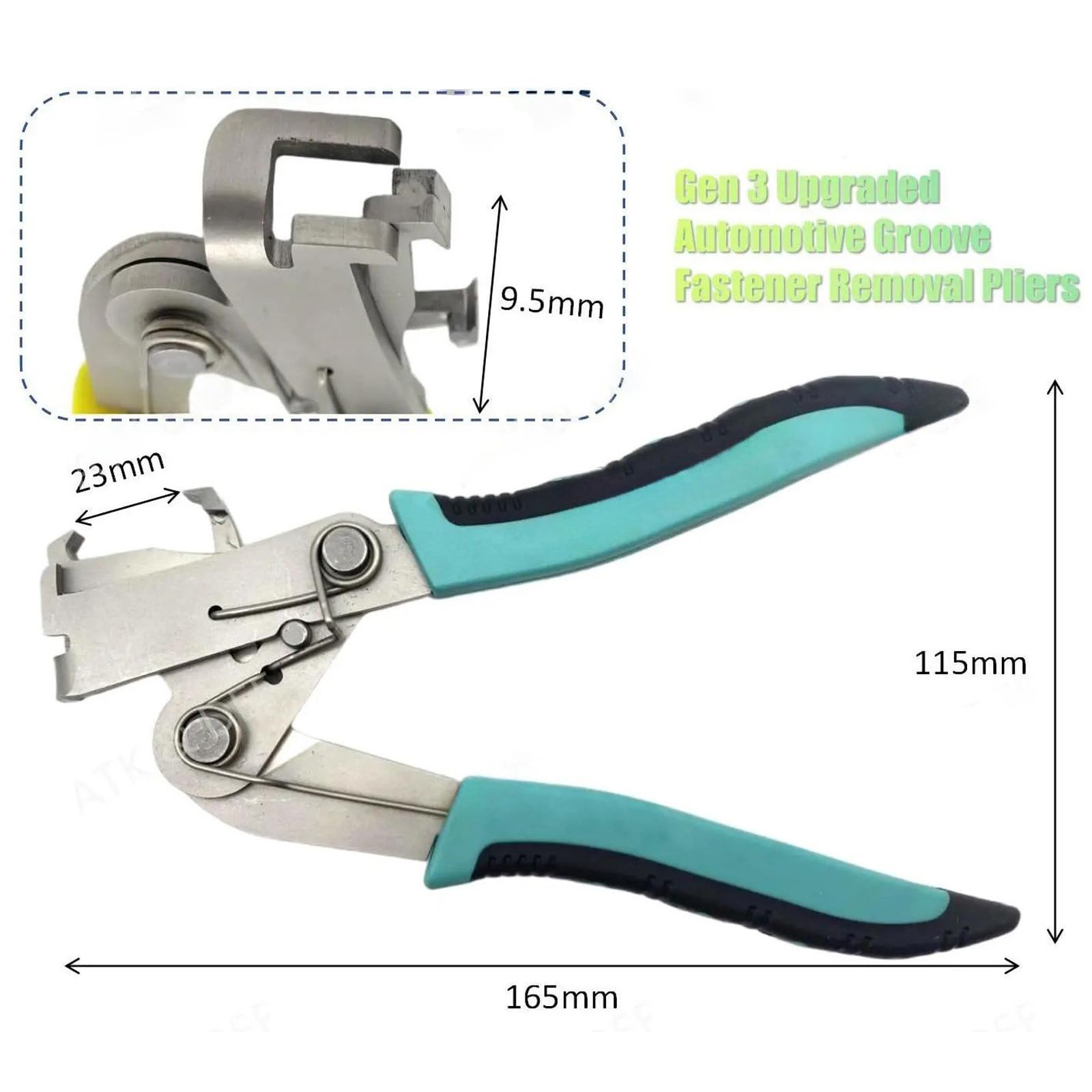 Pinze per clip per auto, strumenti di smontaggio, efficienti, multifunzionali, per auto, facili da rimuovere, elementi di fissaggio, clip, fibbie e rivetti, aprire i pannelli senza sforzo senza danni