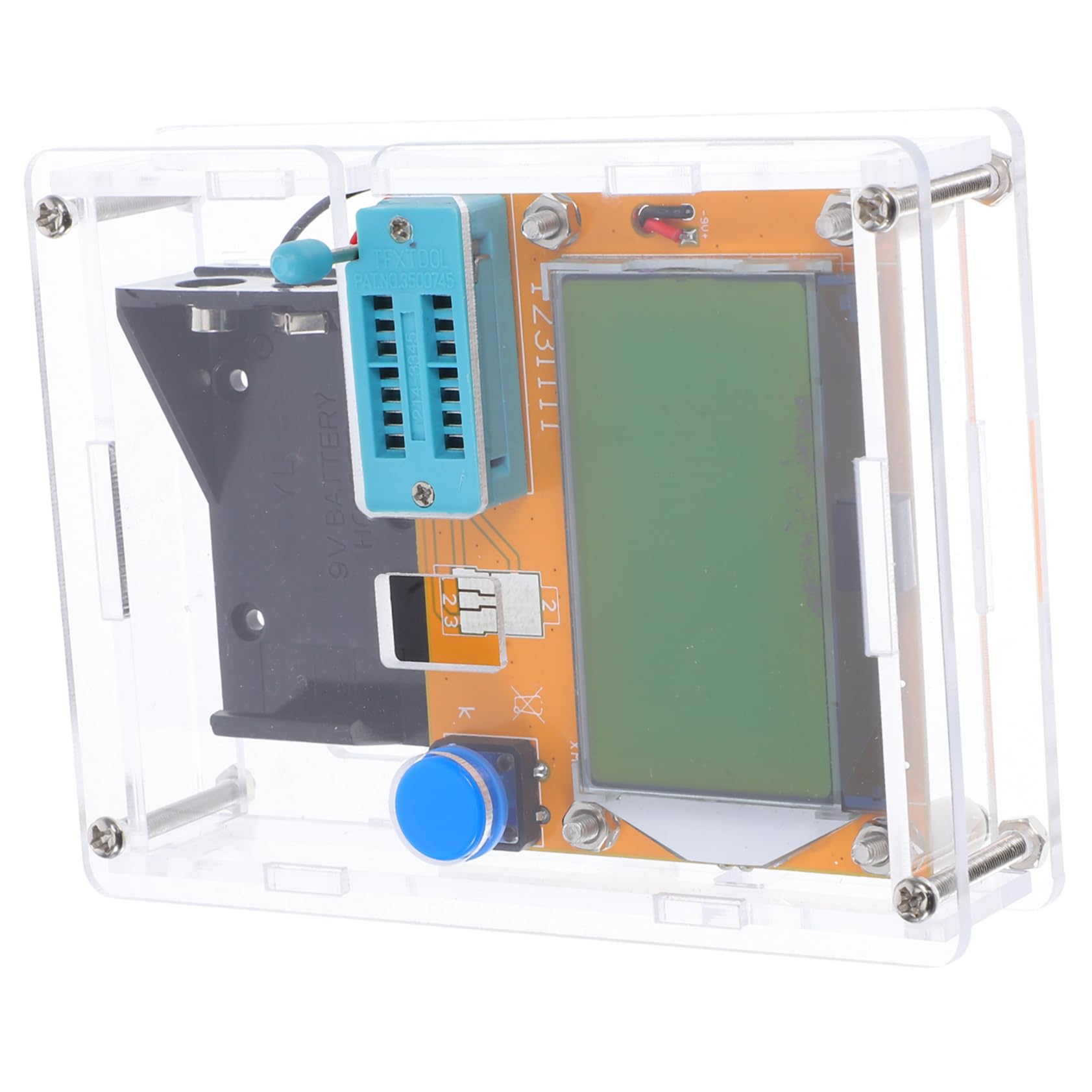 Probador de Transistores Gráfico Multifunción con Pantalla Lcd
