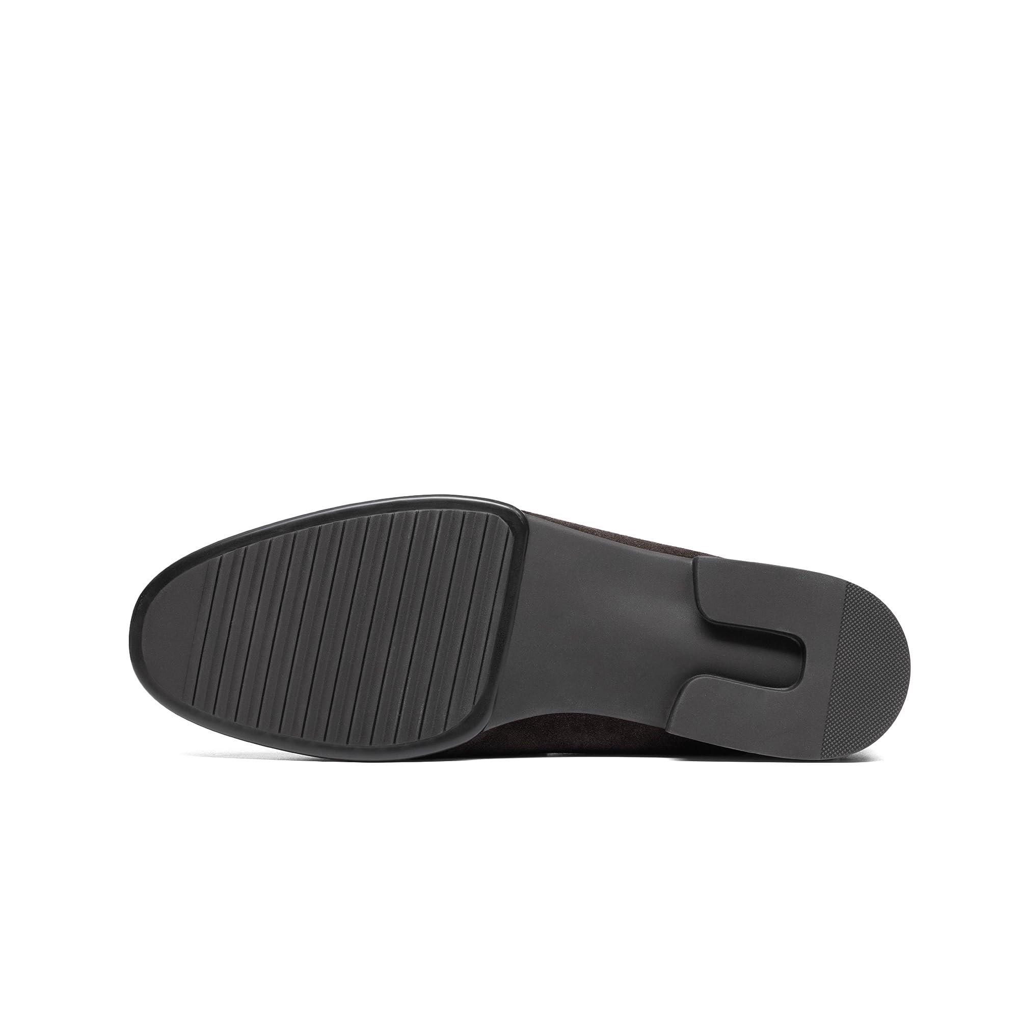 Bruno Marc Mocasines clásicos de cuero para hombre, cómodos, ligeros, sin cordones
