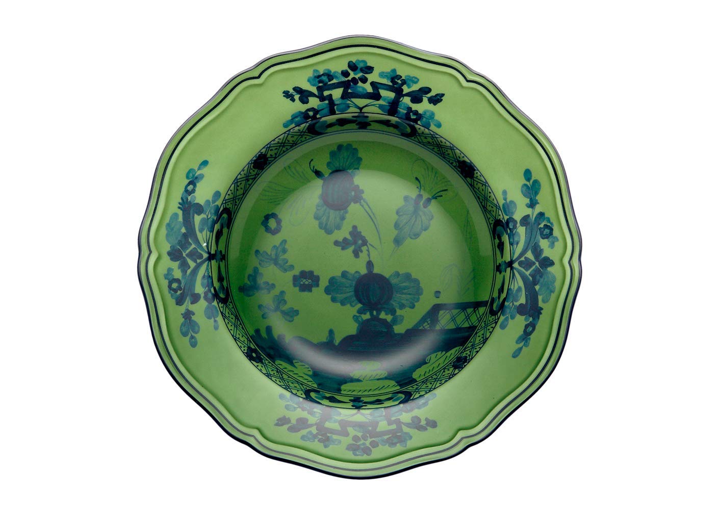 Richard Ginori Soup Plate 24 cm Orient Italiano Malachite : Amazon