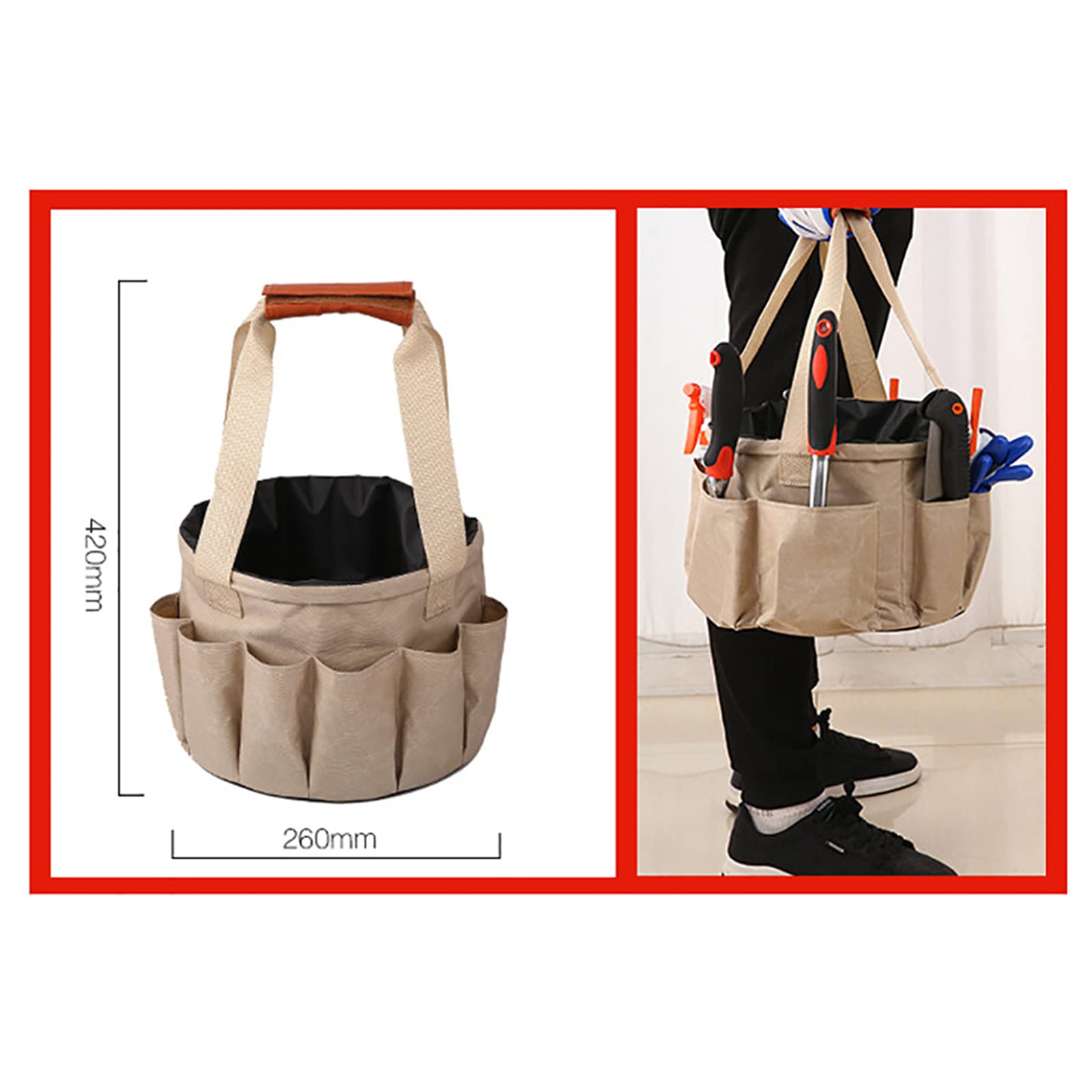 10Pcs Kit di Attrezzi da Giardino Multifunzionale Set di Attrezzi da Giardino Set di Attrezzi da Giardino Forbici da innesto Set di Attrezzi da Esterno con Custodia,