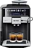 Bosch Fully Automatic Coffee Machine, Metallic Black, Removable Water Tank, AromaDouble Shot