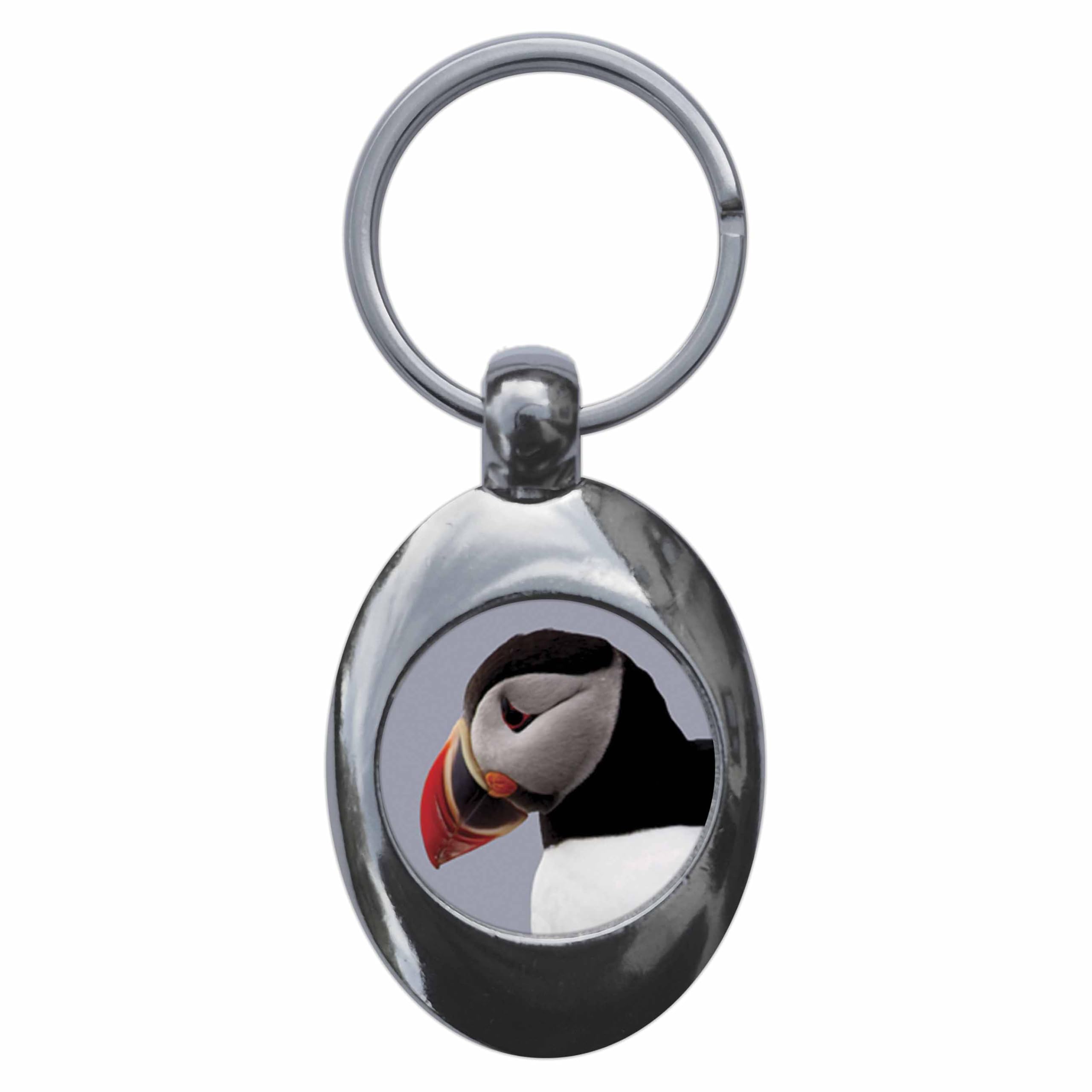 Ozorath Puffin Keyring with Trolley Coin
