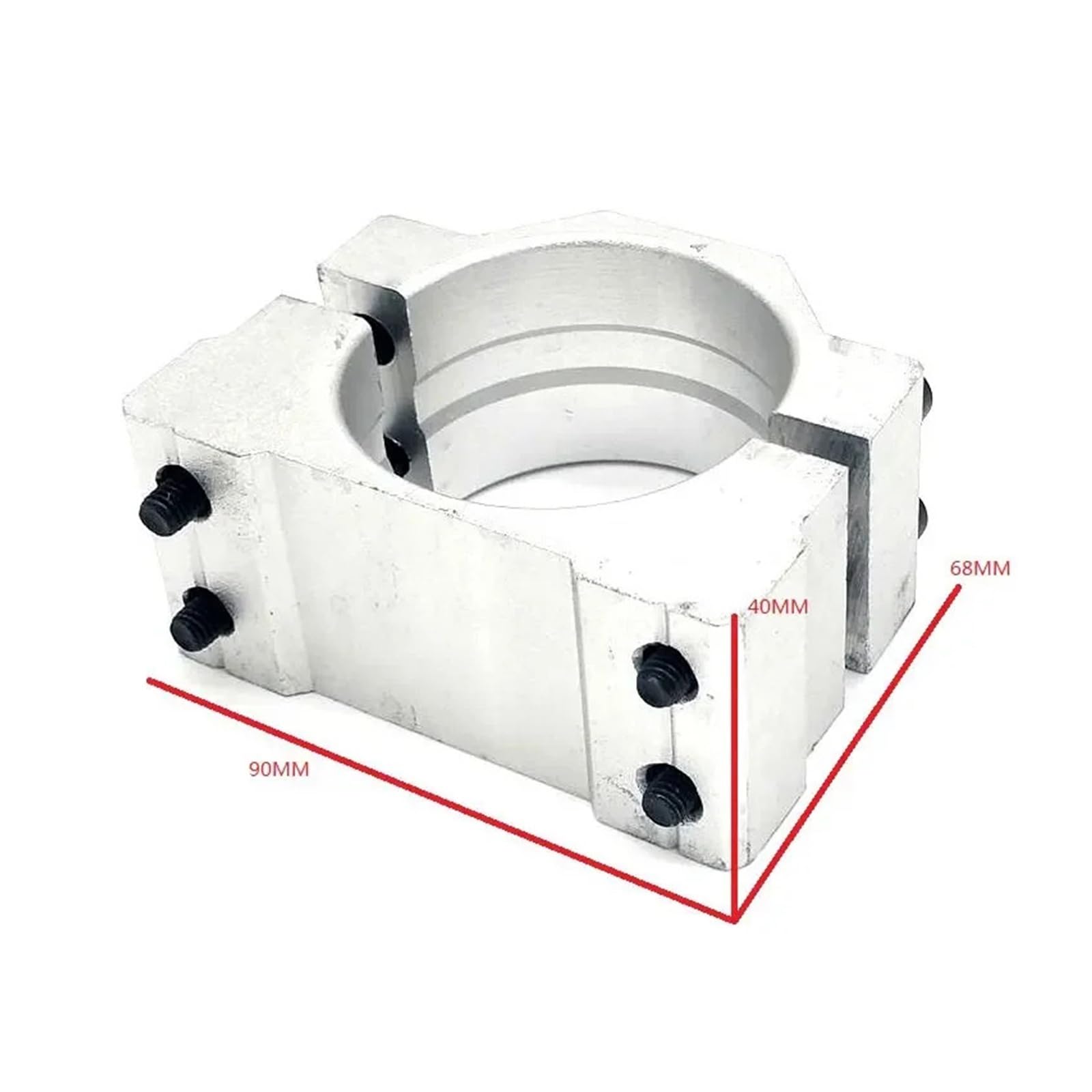 Maszyna grawerująca CNC 500W z chłodzonym powietrzem wrzecionem bezszczotkowym, tuleją zaciskową ER11 ER16, silnikiem PCB 55 mm, 48 V, 12000 obr./min Mocne łożyska(Set 1,500W ER16)