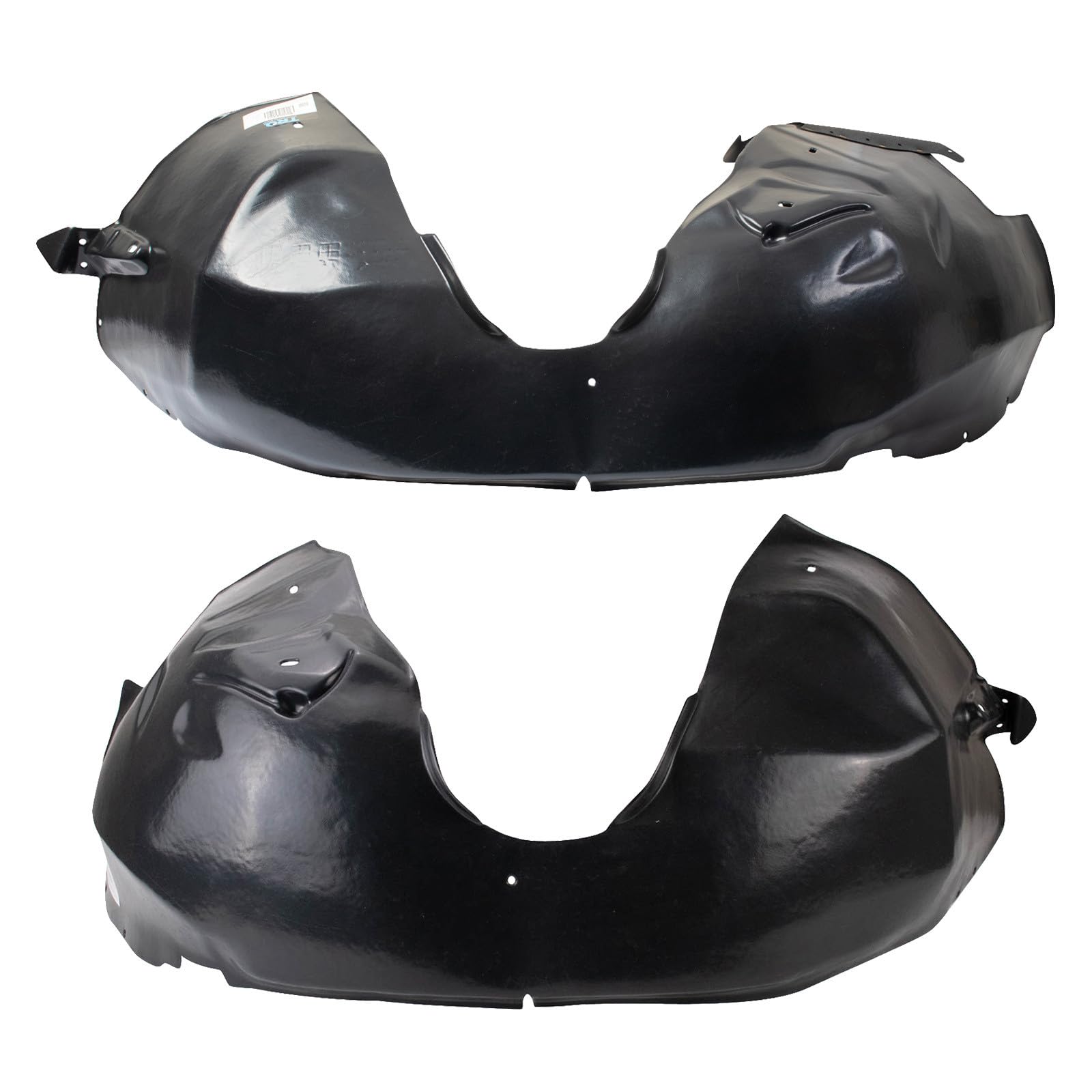 TRQ Front Inner Fender Liner Set | For 2005-2007 Ford Five Hundred Mercury Montego FO1250138 FO1251138