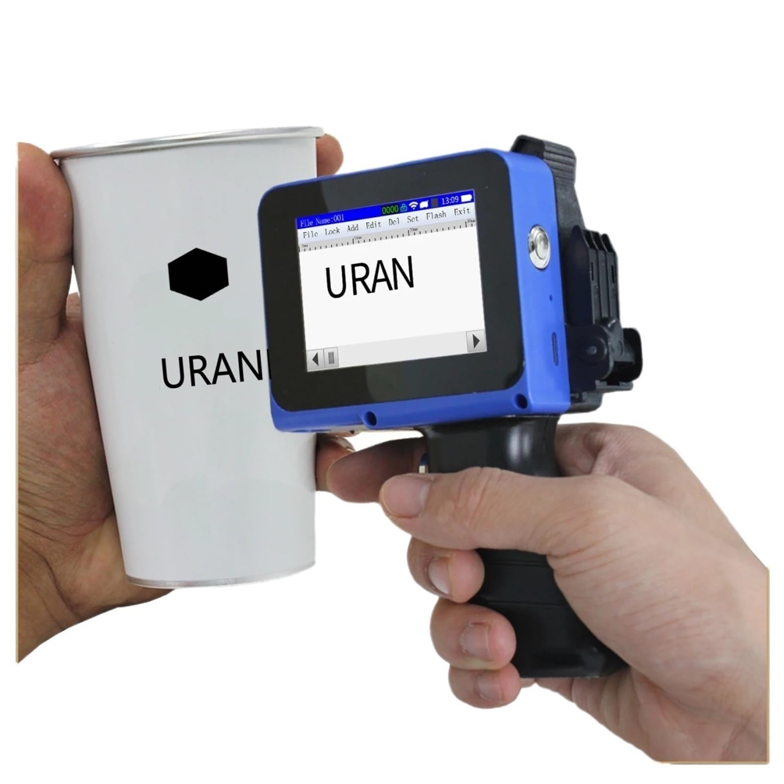 12.7mm Portable Mini Split nkjet Printer for Logo Image QR Barcode Batch Number Date(Without Ink,KR)