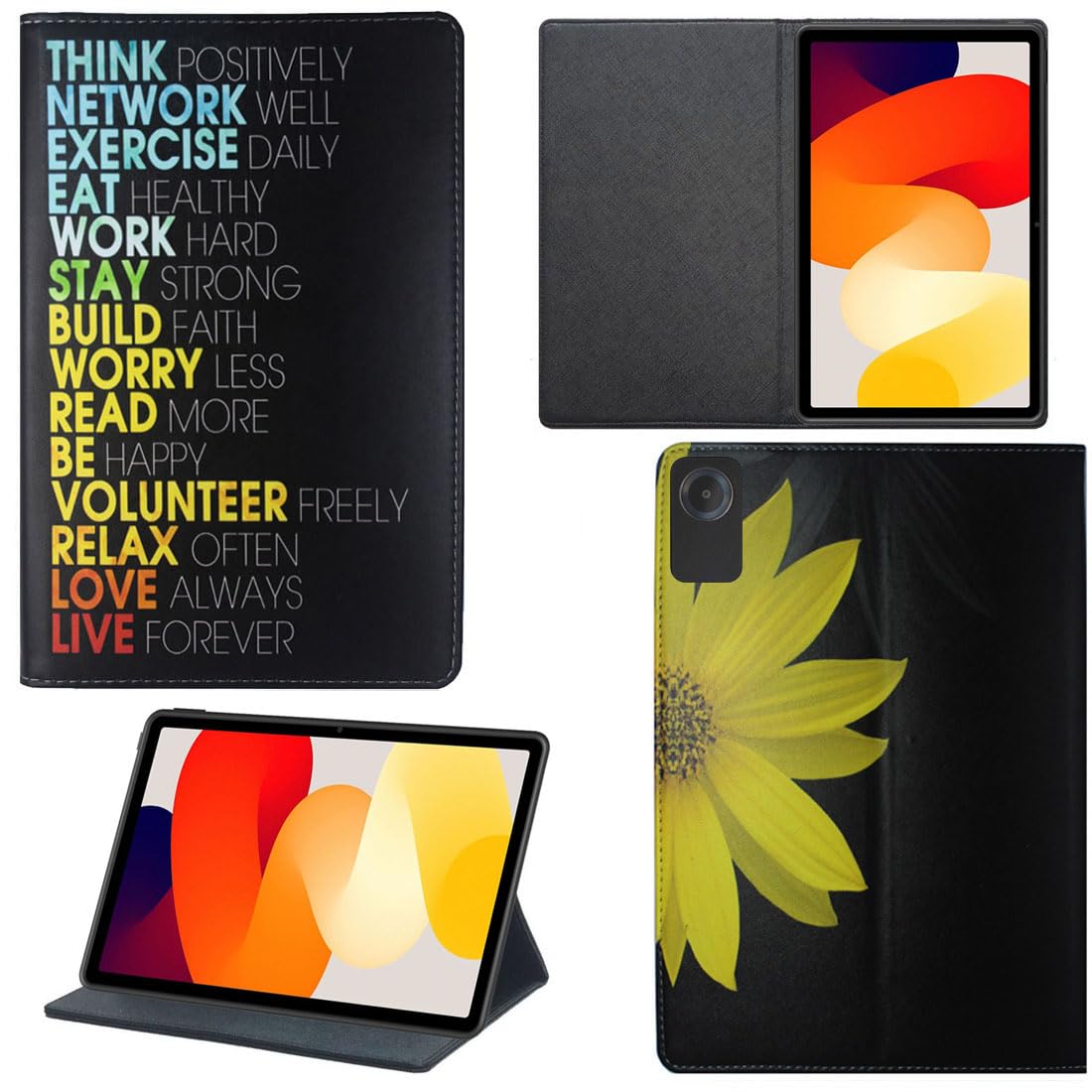Zaoma Printed Flip Flap Case Cover Compatible for Xiaomi Redmi Pad SE 11 inch Tablet - Multi Color Designer (SERPAD_PRN012) (B0D35TVVZX) Amazon Price History, Amazon Price Tracker