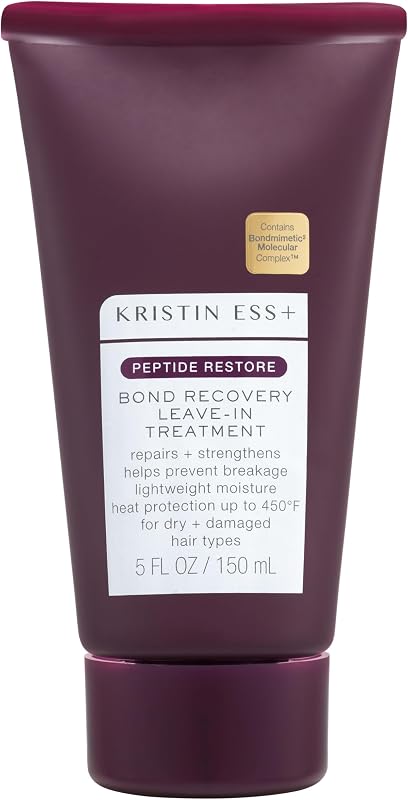 Peptide Bond Repair Hair Mask Leave-In Treatment, 5 oz | Repairs damaged hair, strengthens bonds, reduces breakage, smooths frizz, and provides heat protection up to 450°F