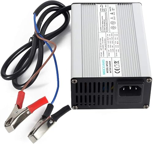 Miniatura 3 de Cargador de batería LiFepo4 de 14,6 V, 6 A, 14,6 V, LiFepo4, cargador de batería inteligente con clip de cocodrilo