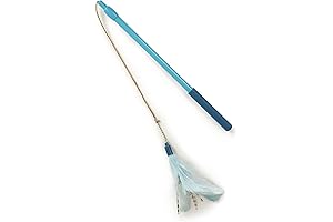 SmartyKat Frisky Flyer Feather Wand for Cats