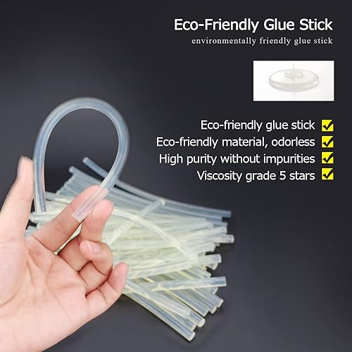 Miniatura 7 de GoGoPanda 40W pegamento pistola conjunto eléctrico calor caliente derretimiento artesanía herramienta de reparación profesional DIY 110V (negro)