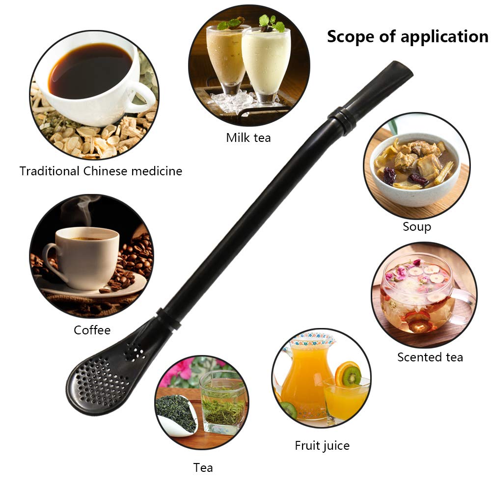 Yerba Mate Bombilla Gourd cannucce filtranti 304 acciaio inossidabile per uso al